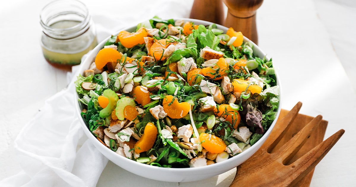 The Best Mandarin Orange Salad: Homemade Vinaigrette & Versatility